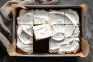 Frosted Gingerbread Brownies