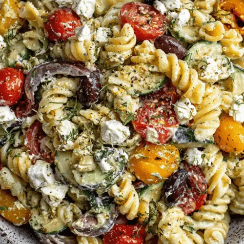 Greek Pasta Salad Recipe