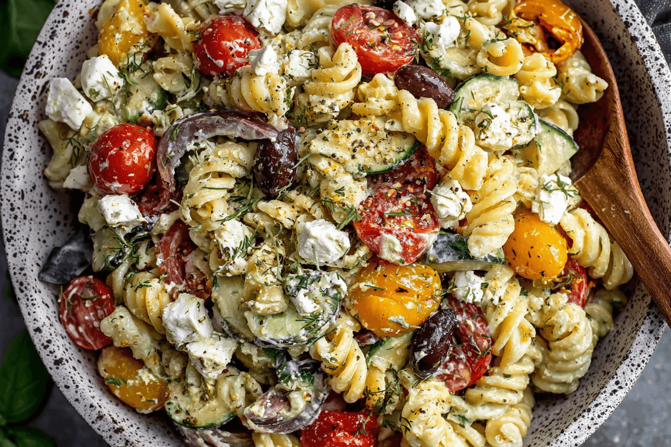 Greek Pasta Salad Recipe