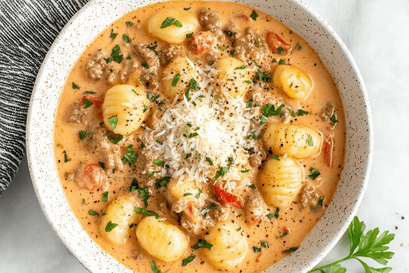 Hamburger Gnocchi Recipe