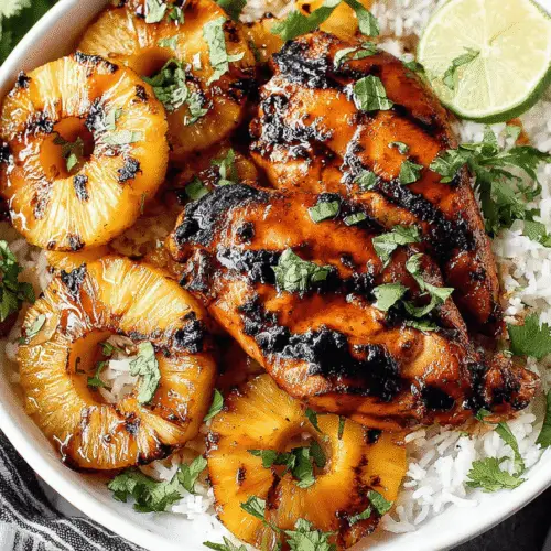 Hawaiian Chicken With Coconut Rice Recipe