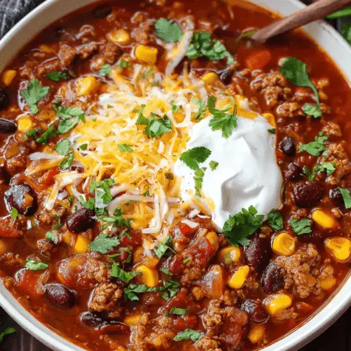 Hearty Beef Chili Recipe