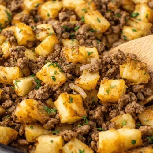 Hearty Ground Beef and Hashbrown Skillet Recipe