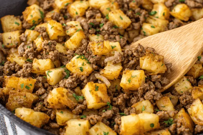 Hearty Ground Beef and Hashbrown Skillet Recipe