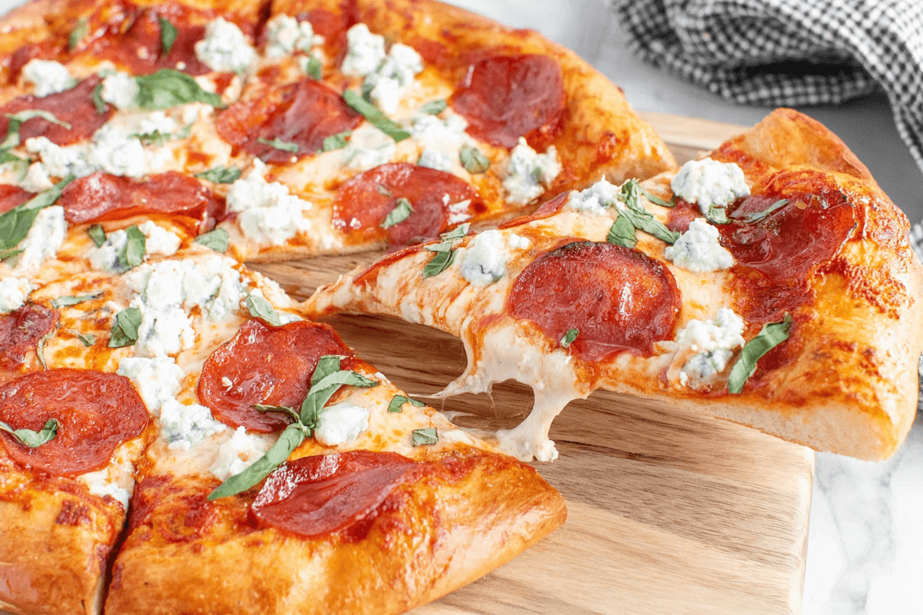 Hot Honey Pepperoni Pizza With Ricotta Recipe