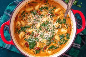 Italian Chicken Gnocchi Soup