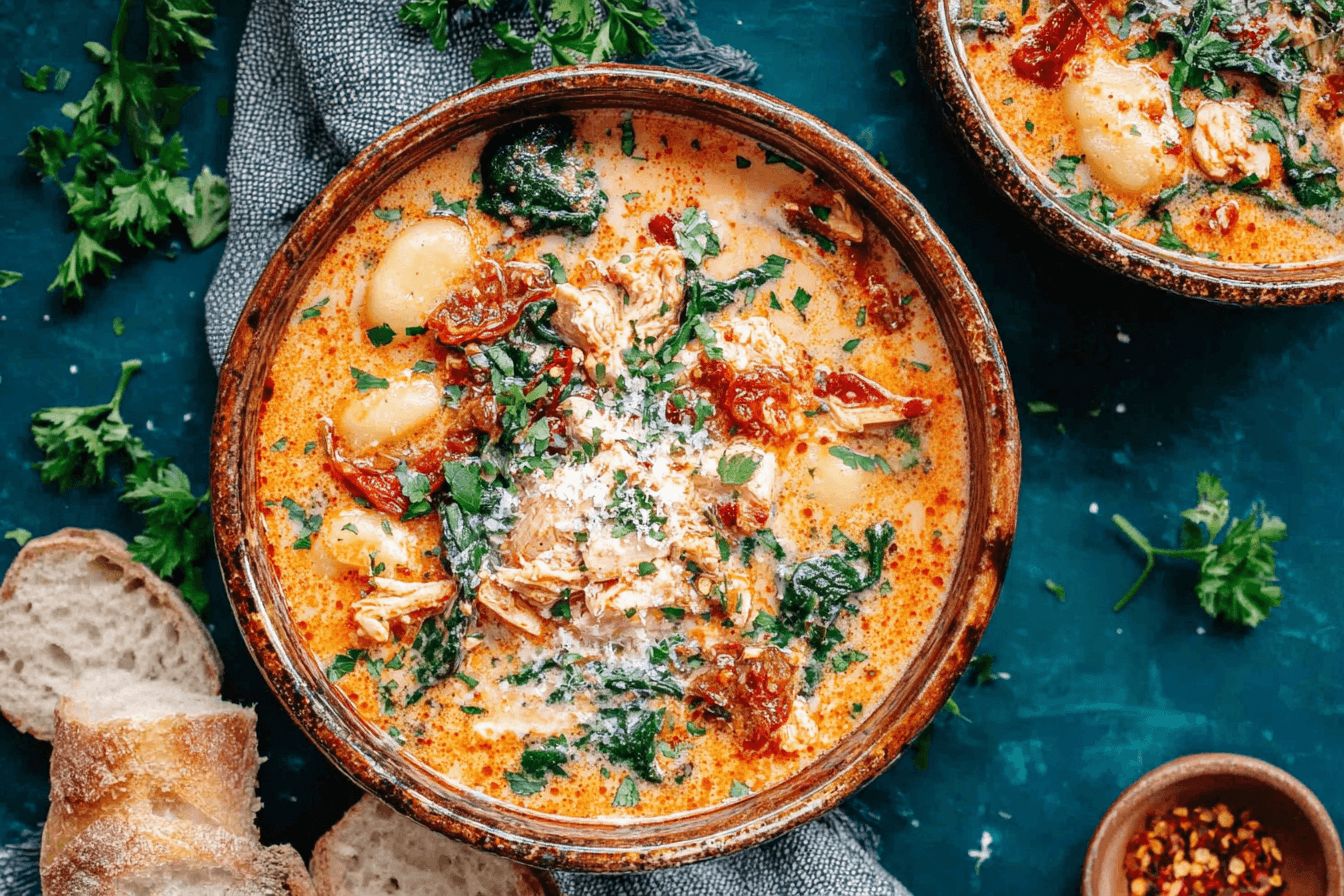 Italian Chicken Gnocchi Soup Recipe