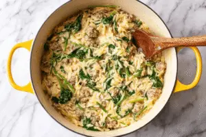 Italian Sausage Orzo