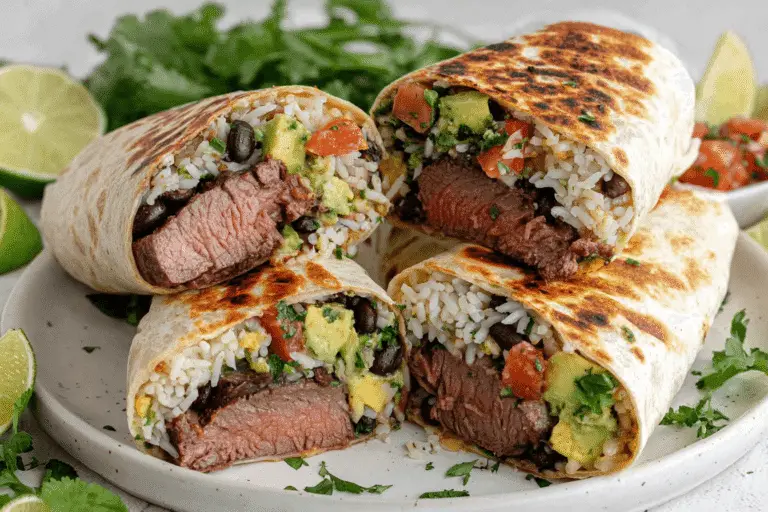 Juicy Steak Burritos Recipe