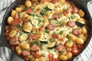 Kielbasa Gnocchi Skillet