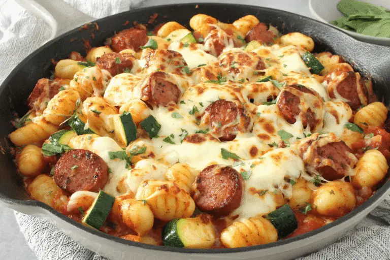 Kielbasa Gnocchi Skillet Recipe