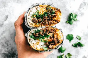 Korean BBQ Beef Burritos