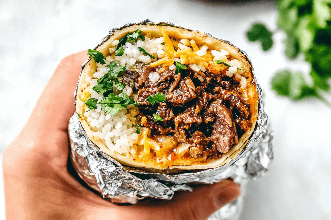 Korean BBQ Beef Burritos Recipe