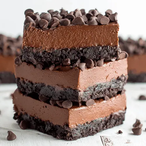 No-Bake Chocolate Oreo Cheesecake Bars Recipe