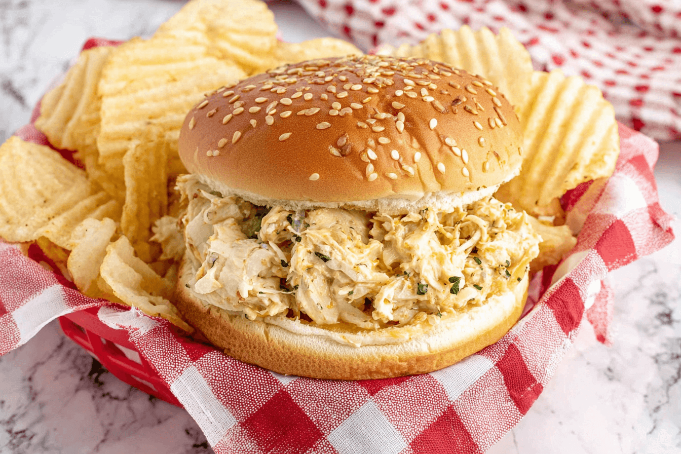 Ohio Shredded Chicken Sandwich Recipe