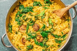 One Pot Chicken Sausage And Rice