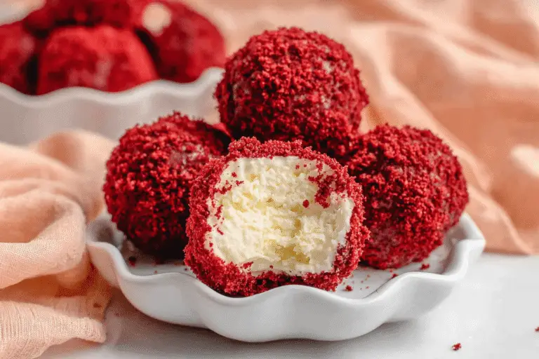 Red Velvet Cake Bites Recipe