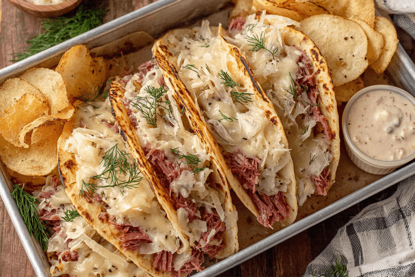Reuben Tacos Recipe
