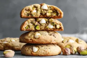 Salted Honey Pistachio Cookies
