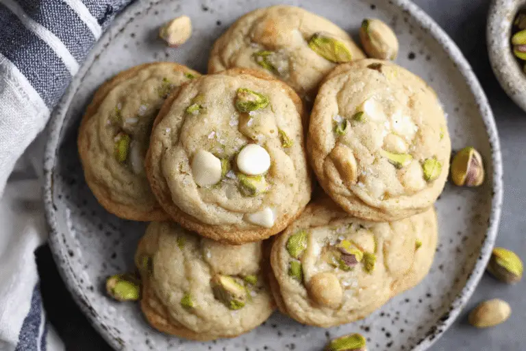 Salted Honey Pistachio Cookies Recipe