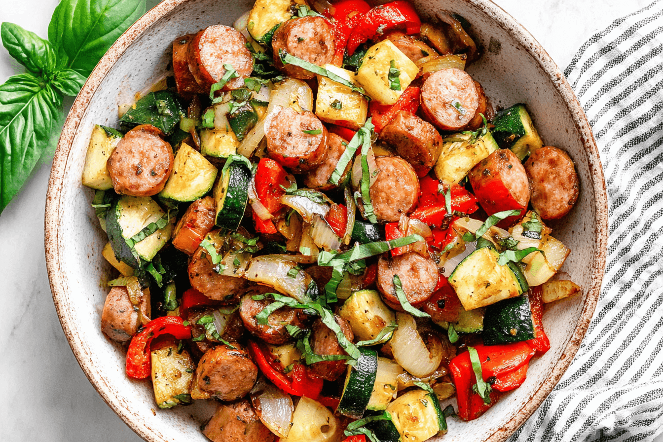 Sausage and Veggie Skillet Recipe