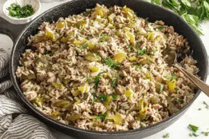 Savory Beef and Rice Skillet