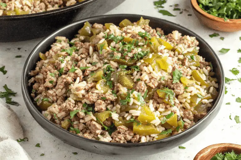 Savory Beef and Rice Skillet Recipe