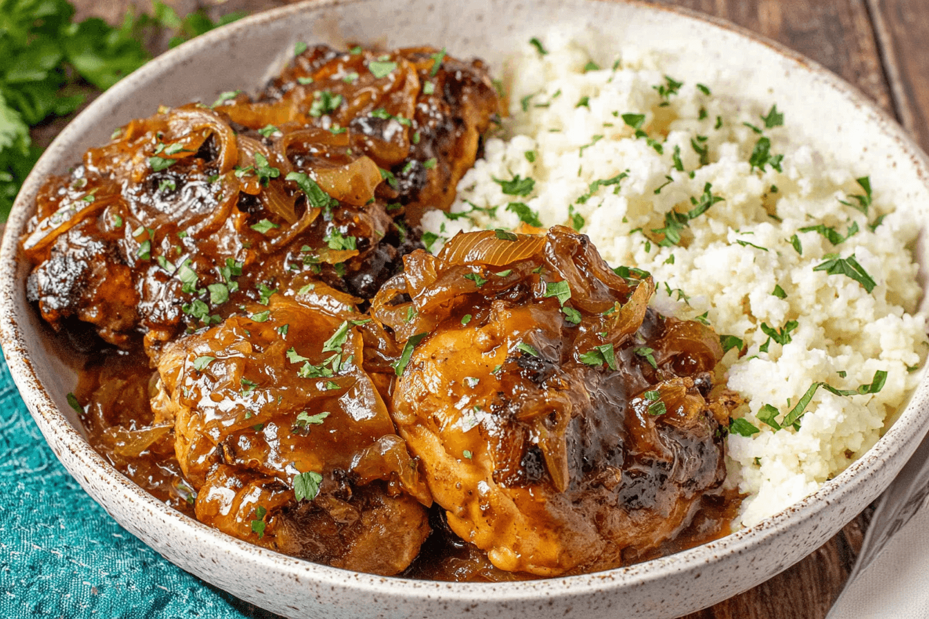 Savory Caramelized Chicken Thighs Recipe