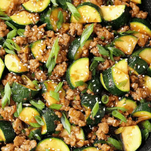 Savory Ground Turkey and Zucchini Stir-Fry Recipe