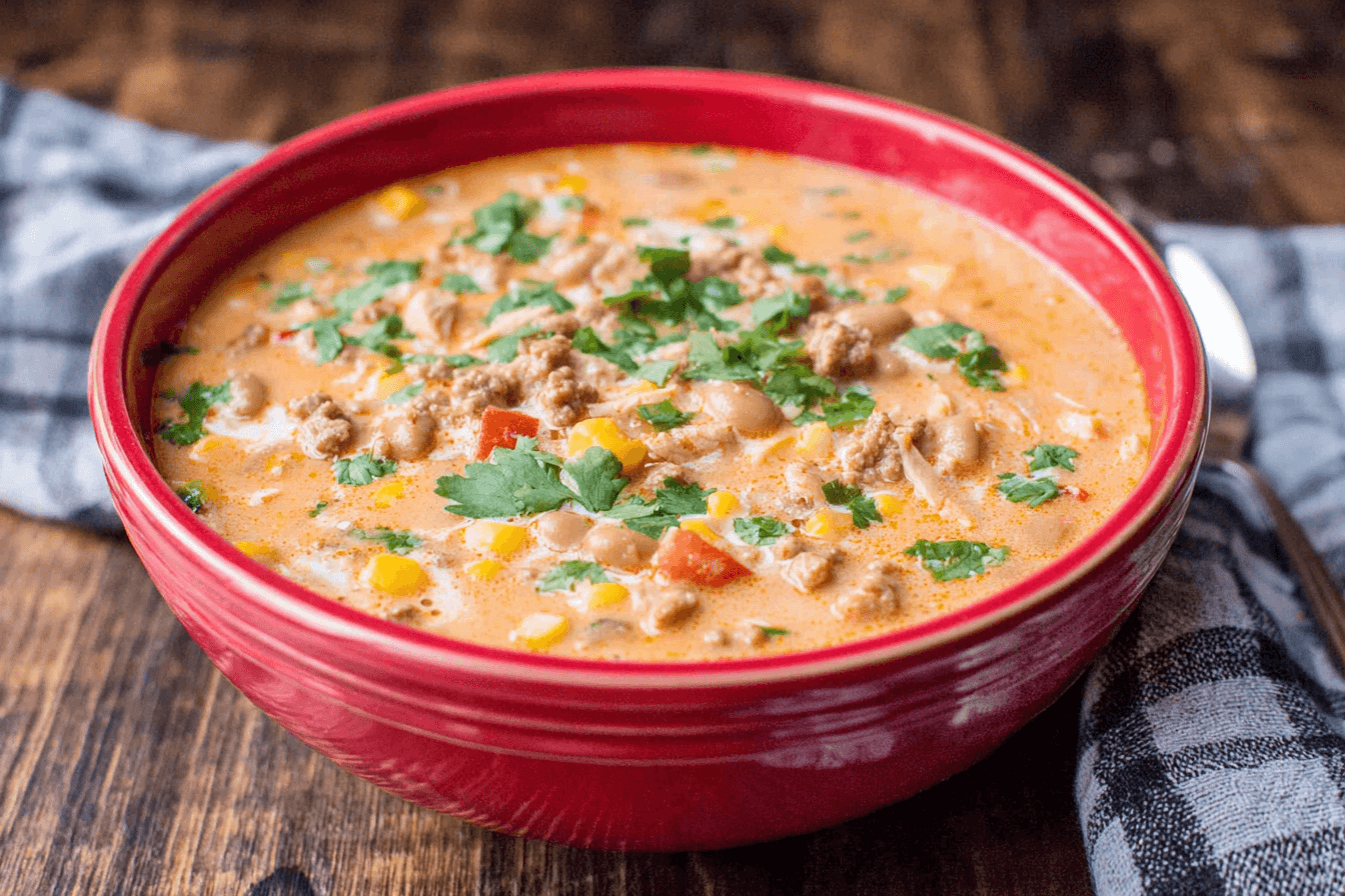 Slow Cooker Buffalo Chicken Chili Recipe