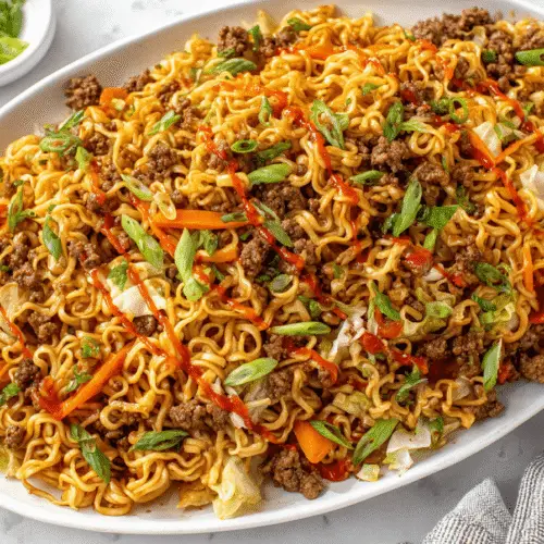 Slow Cooker Ramen Noodles With Ground Beef Recipe