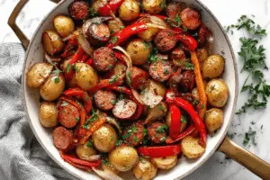 Smoked Sausage And Potato Skillet