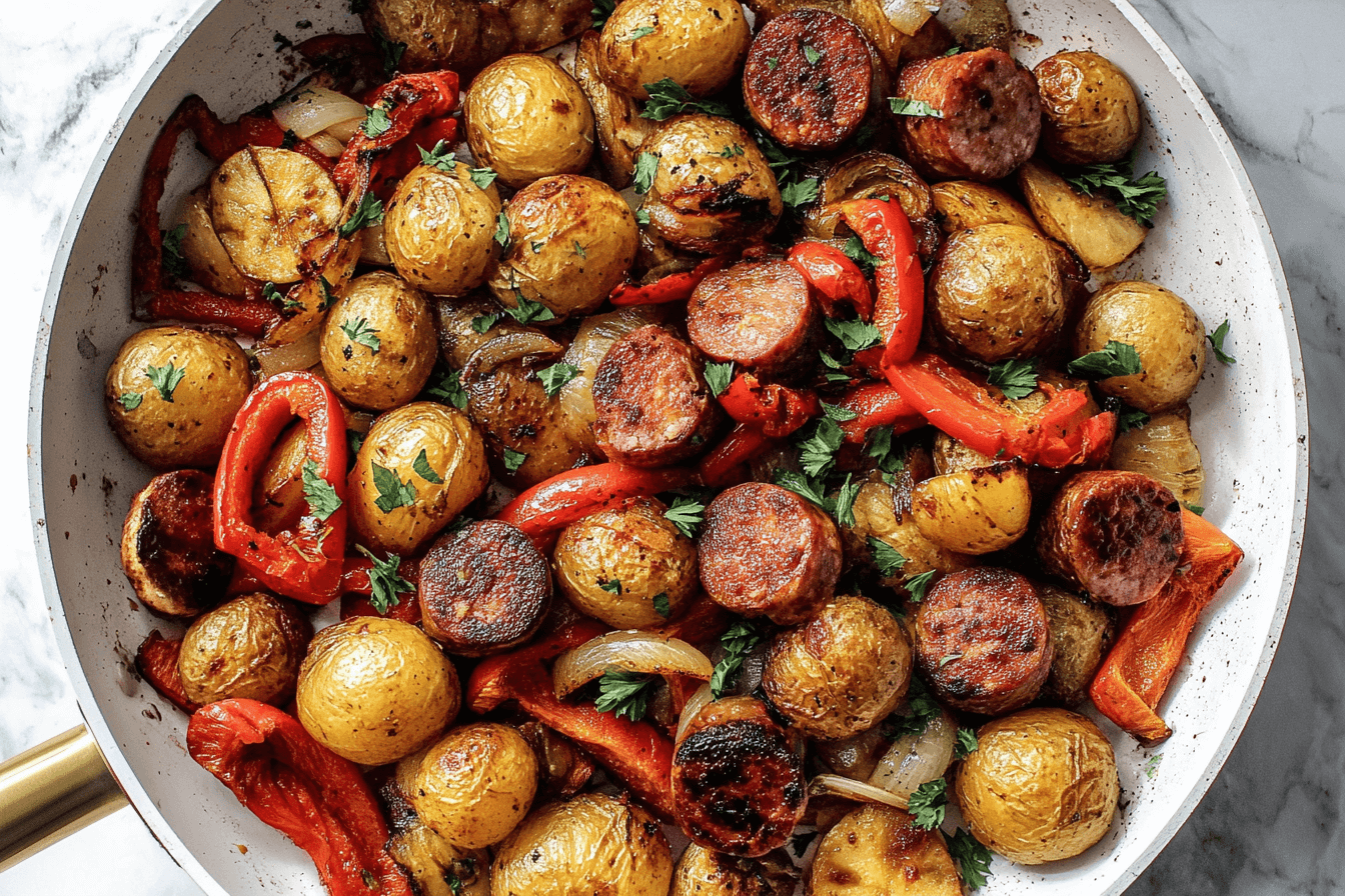 Smoked Sausage And Potato Skillet Recipe