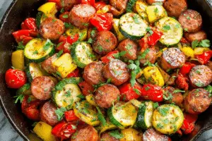 Smoked Sausage and Vegetable Skillet