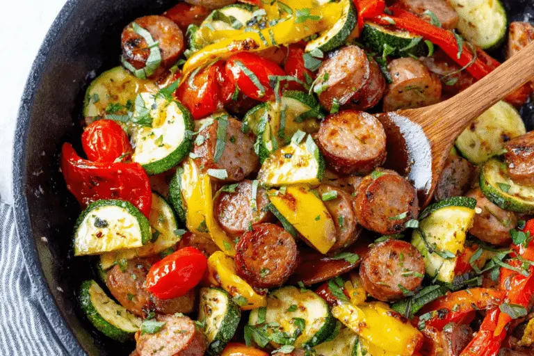 Smoked Sausage and Vegetable Skillet Recipe