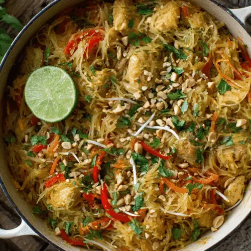 Spaghetti Squash Pad Thai Recipe