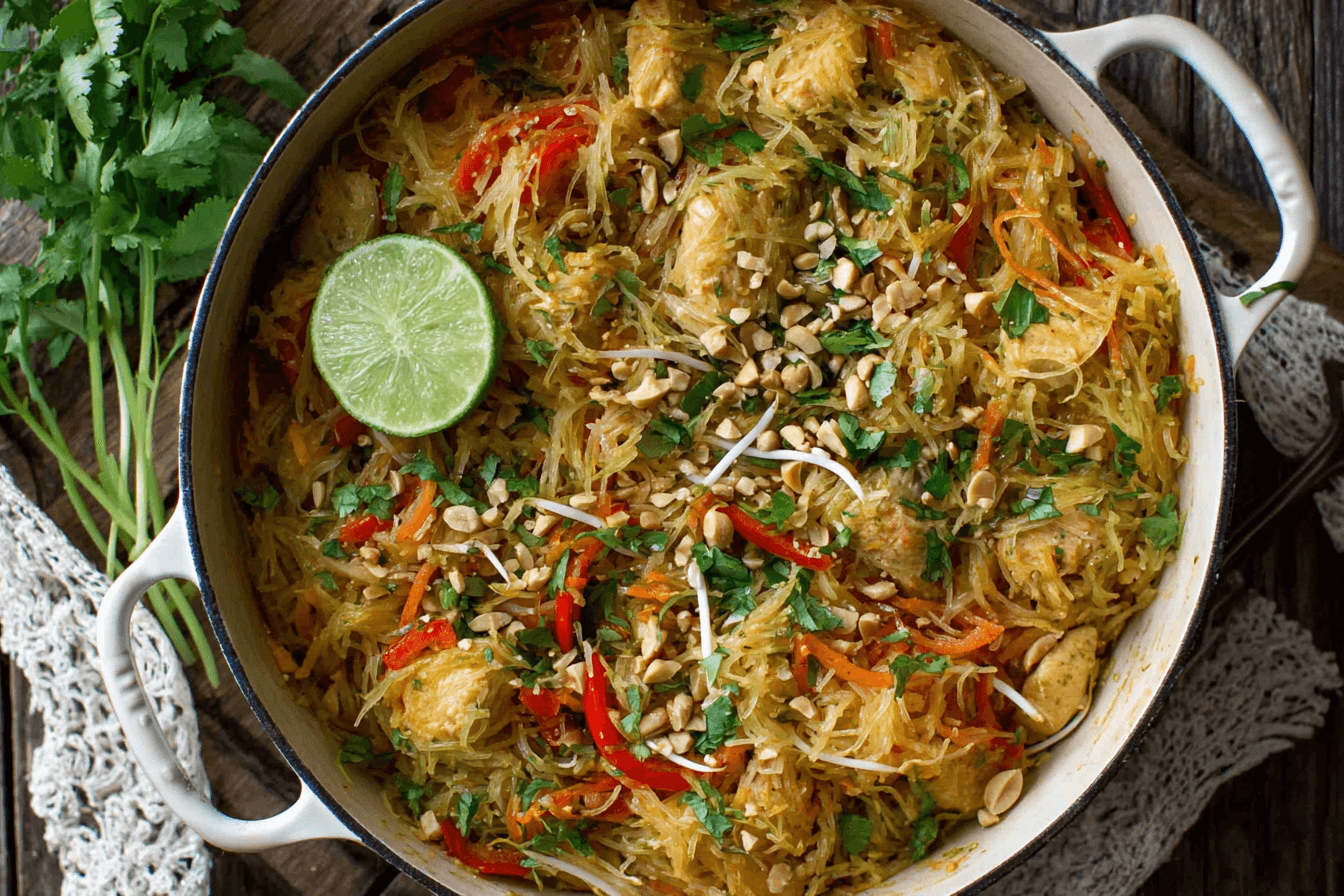 Spaghetti Squash Pad Thai Recipe