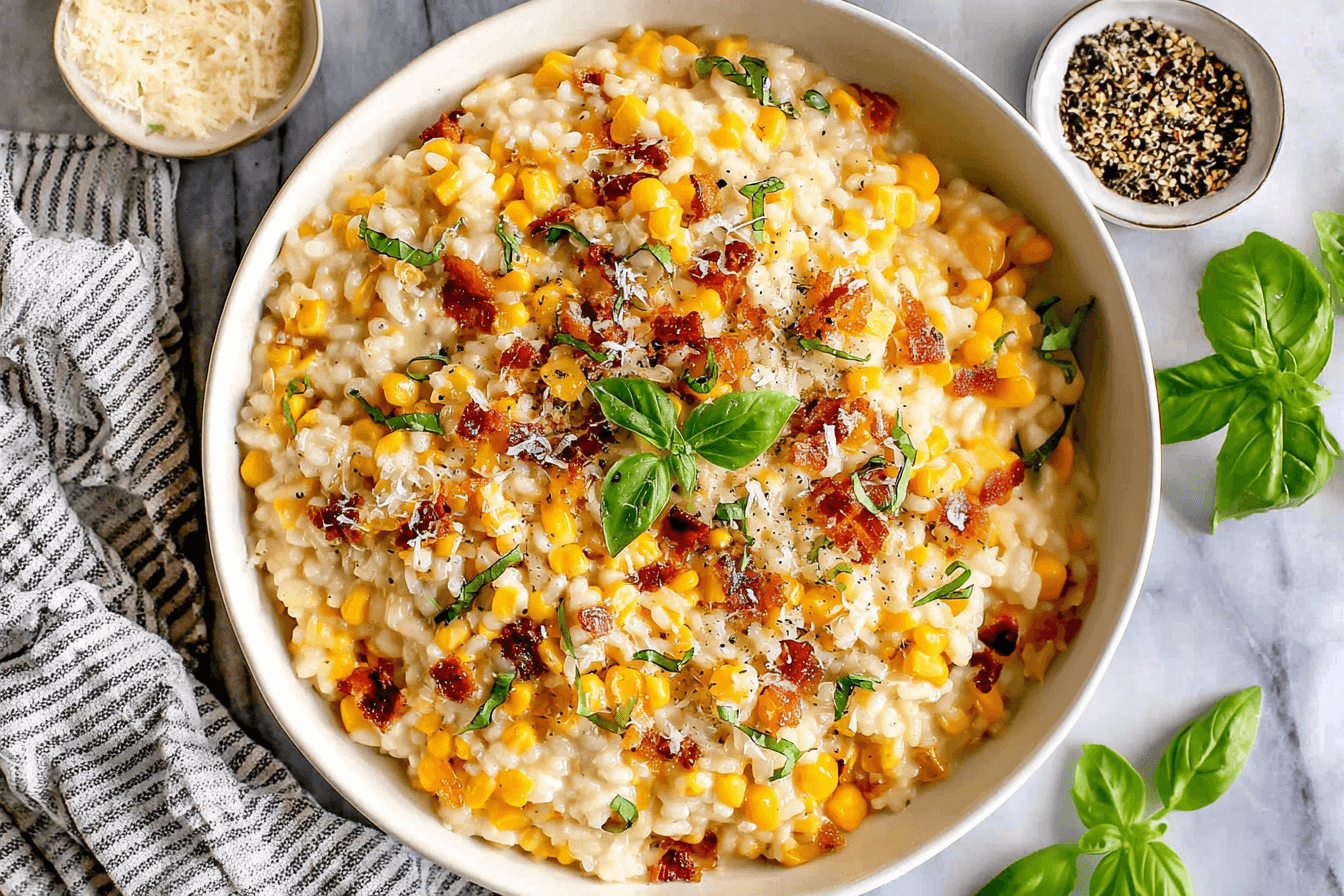Sweet Corn Risotto Recipe