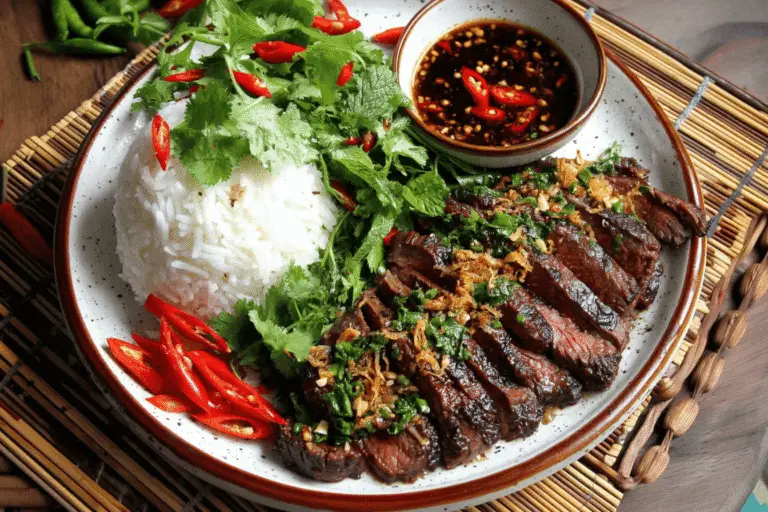 Thai Grilled Beef with Dipping Sauce Recipe