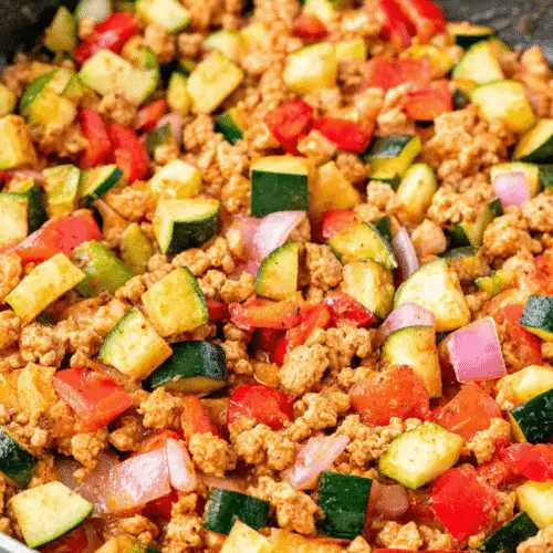 Turkey and Veggie Skillet Delight Recipe
