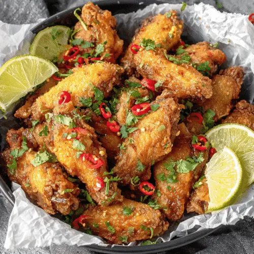 Vietnamese Fish Sauce Chicken Wings Recipe