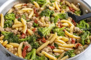 Italian Sausage and Broccoli Casarecce