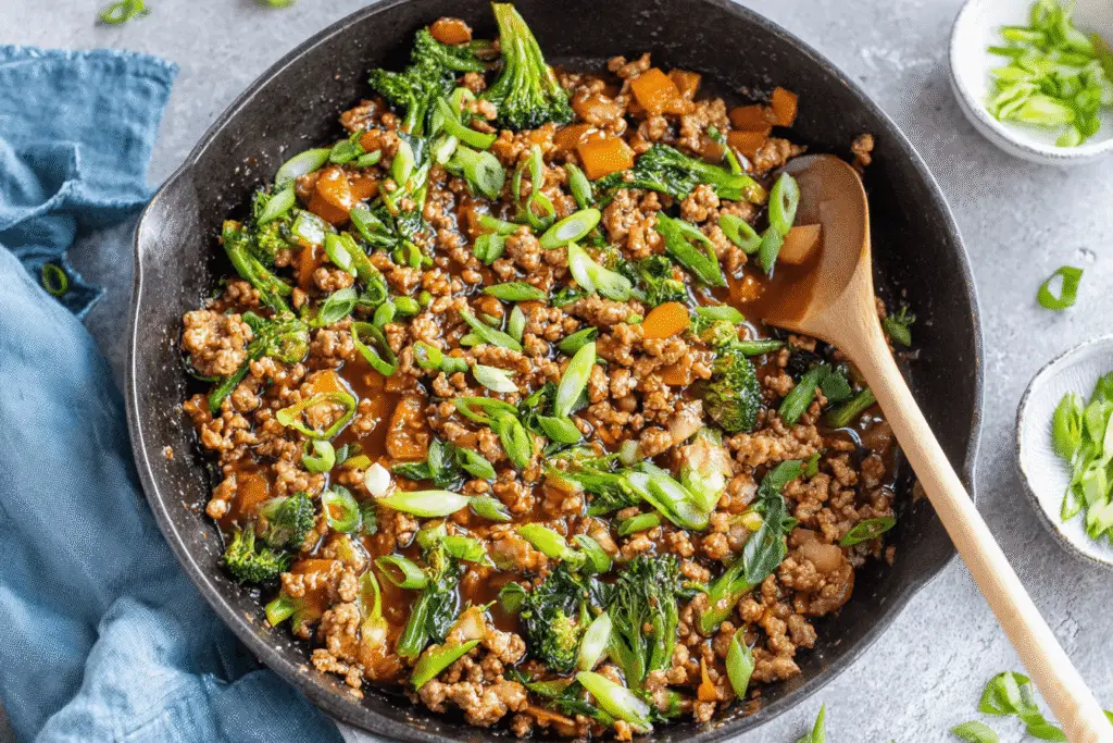 Teriyaki Turkey Rice Bowls Recipe