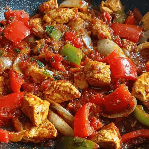 Chicken and Bell Pepper Delight Recipe