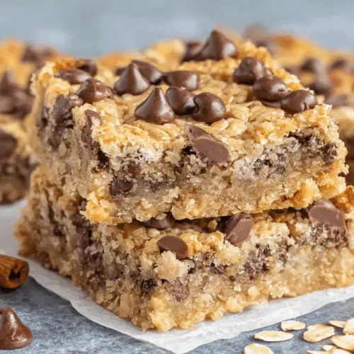 Chewy Oatmeal Chocolate Chip Bars Recipe