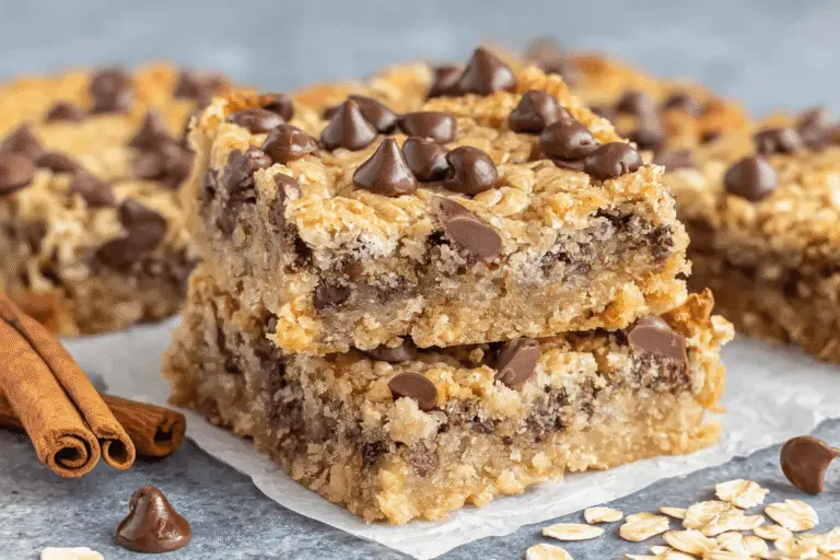 Chewy Oatmeal Chocolate Chip Bars Recipe