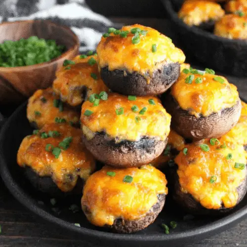 Air Fryer Stuffed Mushrooms Recipe