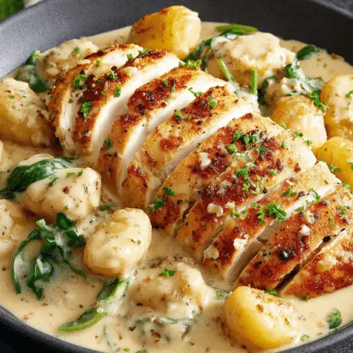 Asiago Chicken & Gnocchi Recipe