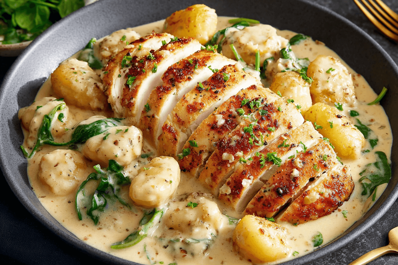 Asiago Chicken & Gnocchi Recipe