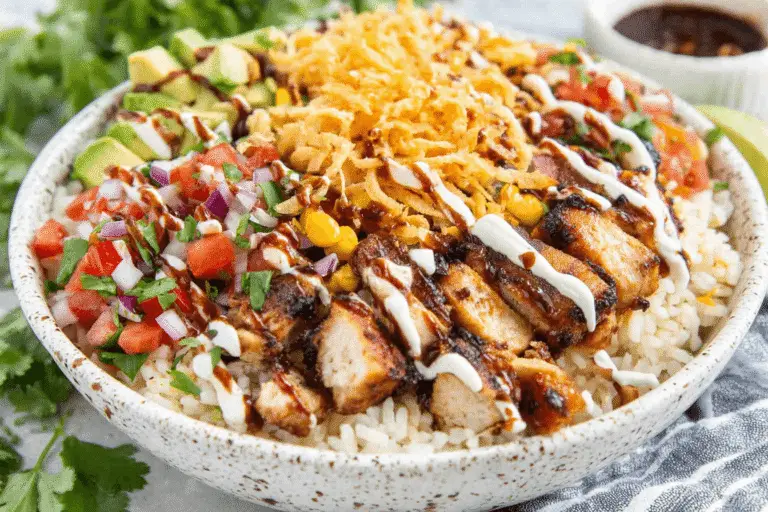 BBQ Chicken Rice Bowls Recipe